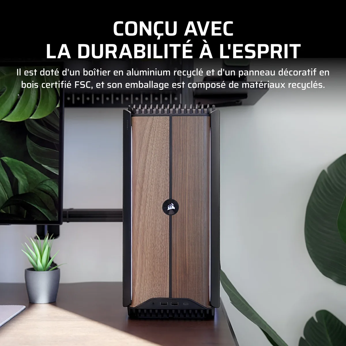 Corsair ONE i600 - Core Ultra 7 270K RTX 5070 32Go 1To W11 avec Ethernet 5G Wi-Fi 7 et Bluetooth 5.4 — vue 8