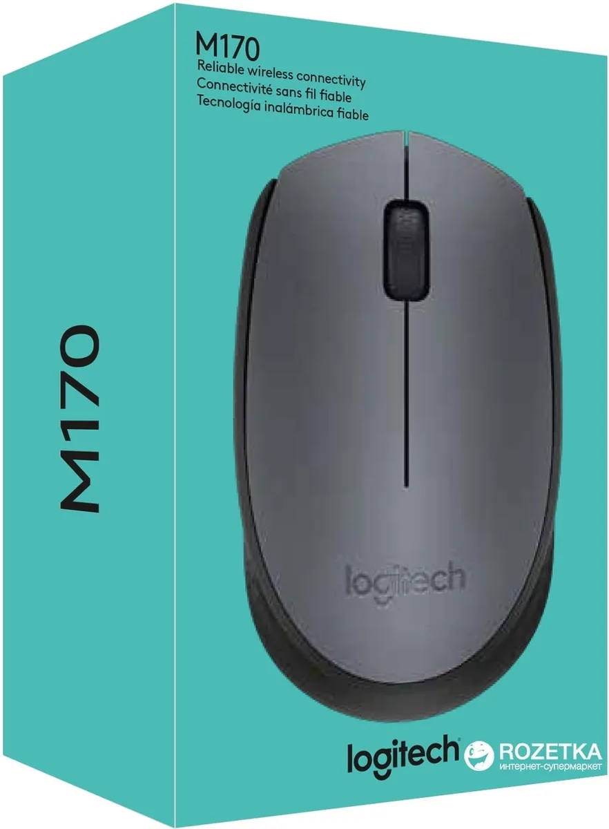 Logitech M170 - Sans-Fil - Noir — vue 1