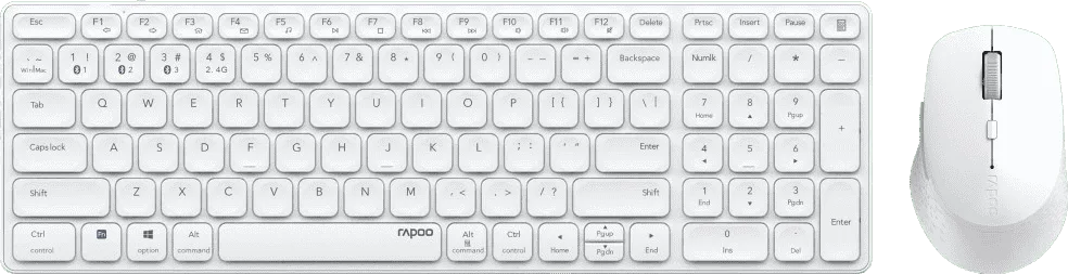 Rapoo 9700M - Blanc — vue 1