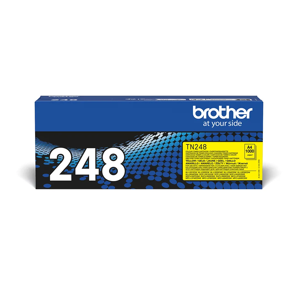 Brother Toner Jaune TN-248Y — vue 1