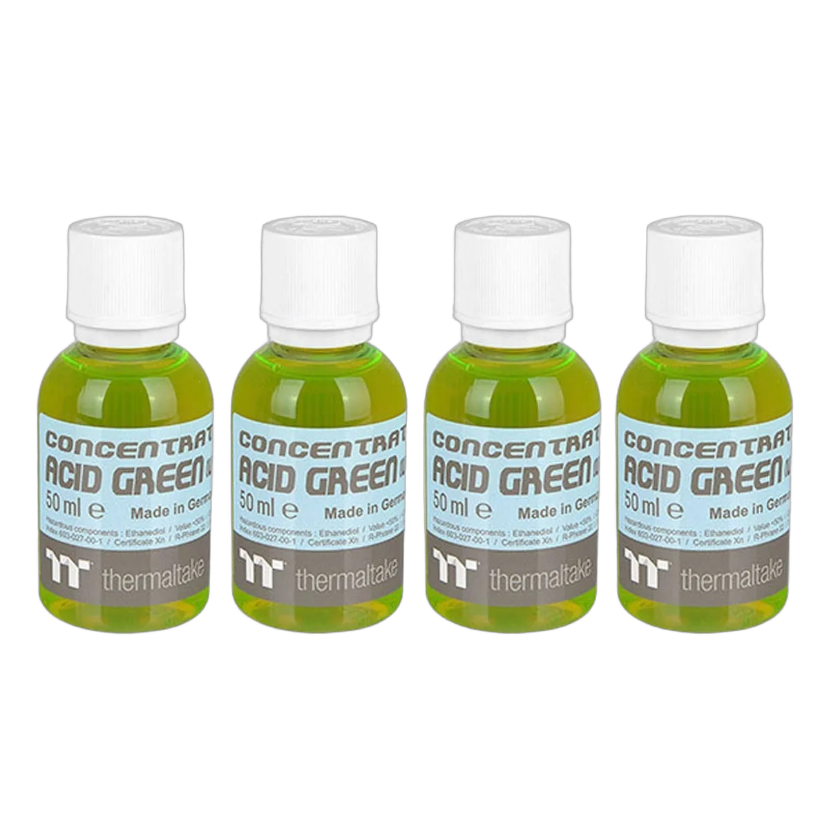 Thermaltake Liquide de refroidissement Tt Premium Concentrate Acid Green (UV) 4 x 50ml — vue 1