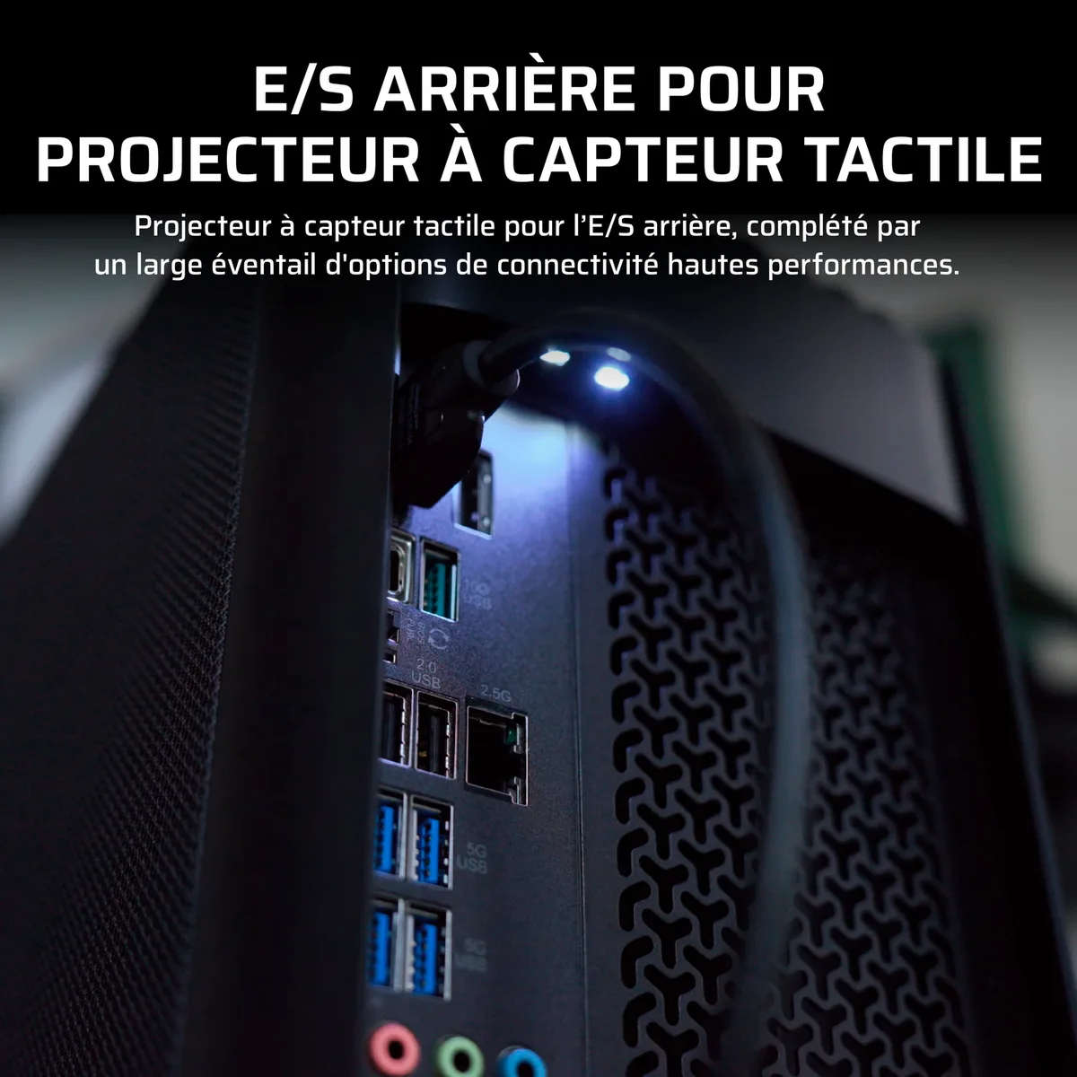 Corsair ONE i600 - Core Ultra 7 270K RTX 5070 32Go 1To W11 avec Ethernet 5G Wi-Fi 7 et Bluetooth 5.4 — vue 10