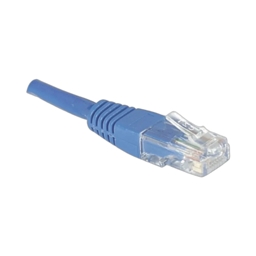 Câble RJ45 Cat6 U/UTP - 0.5m - Bleu — vue 1
