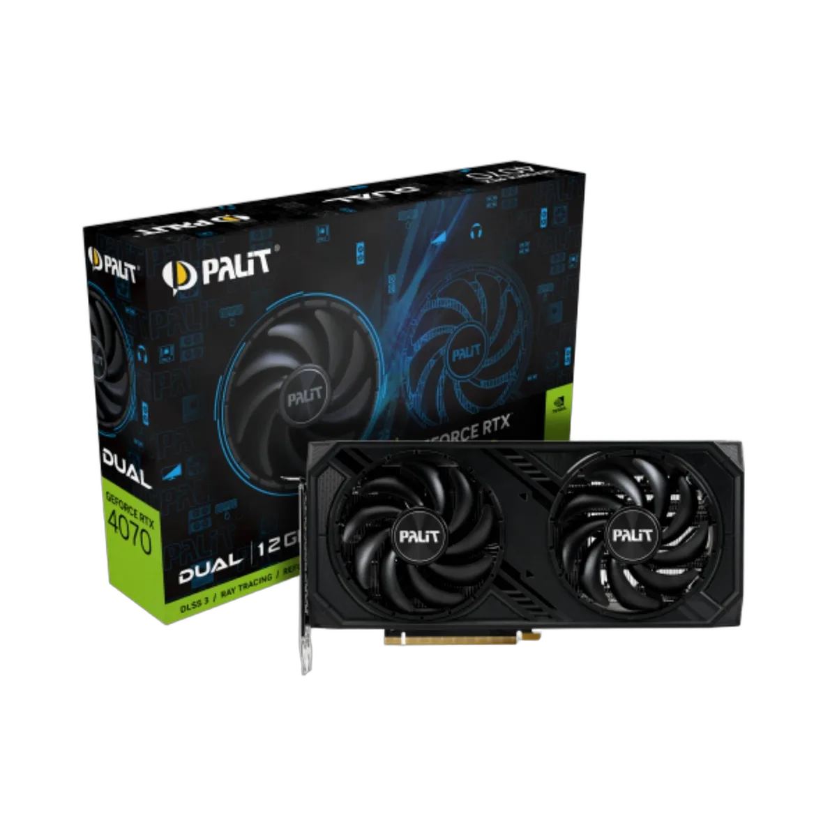 Palit RTX 4070 Dual 12GB GDDR6X - DLSS3-Seconde Vie — vue 1