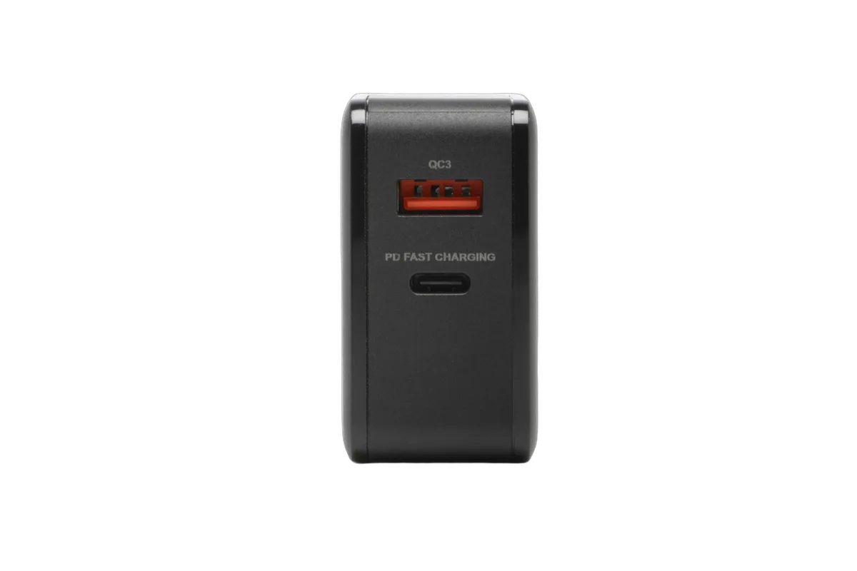 Bluestork Chargeur GaN 65W 2 ports - USB-C/USB-A - Noir — vue 3