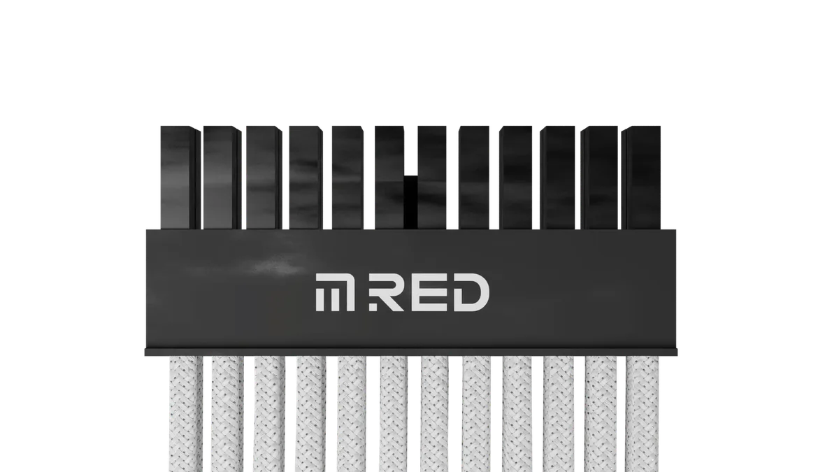 M.RED Kit ext. 7 Câbles tressés Ultimate - Blanc — vue 4
