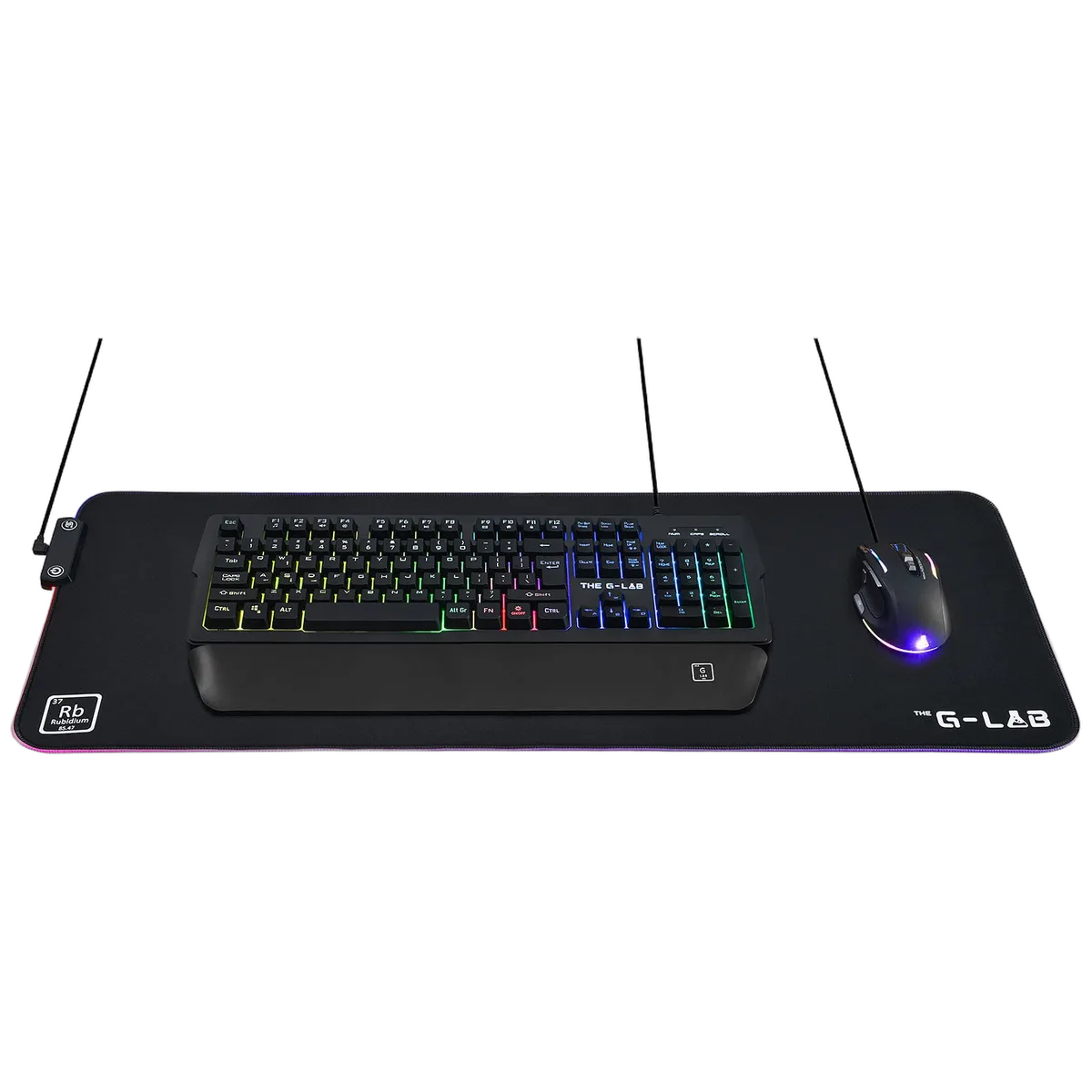 The G-LAB Pad Rubidium - XXL - RGB - Noir — vue 2