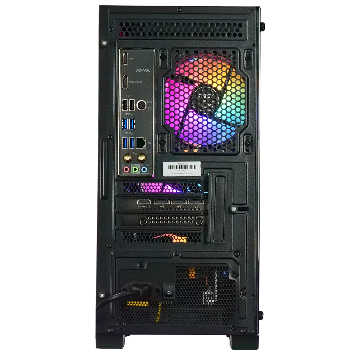 RAPTOR - R7-5700X/5060Ti-8Go/16Go/1To - CYB-GB — vue 6