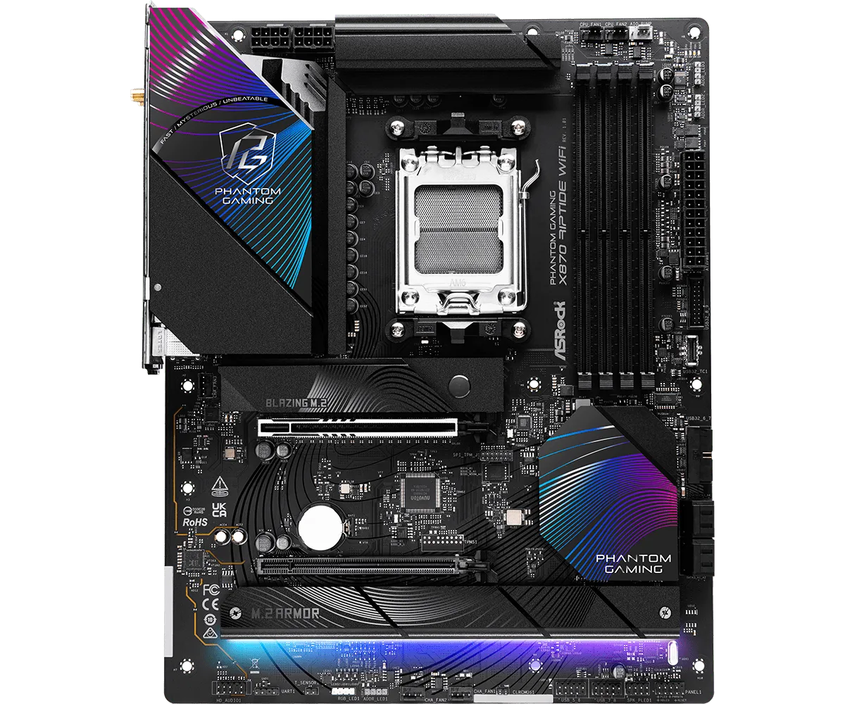 ASRock X870 RIPTIDE WIFI-Seconde Vie — vue 3