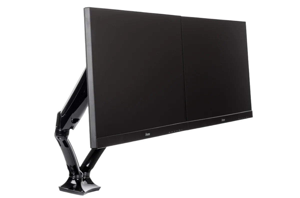 Iiyama DS3002C-B1 Bras pneumatique pour deux moniteurs bureautiques 27" max — vue 6