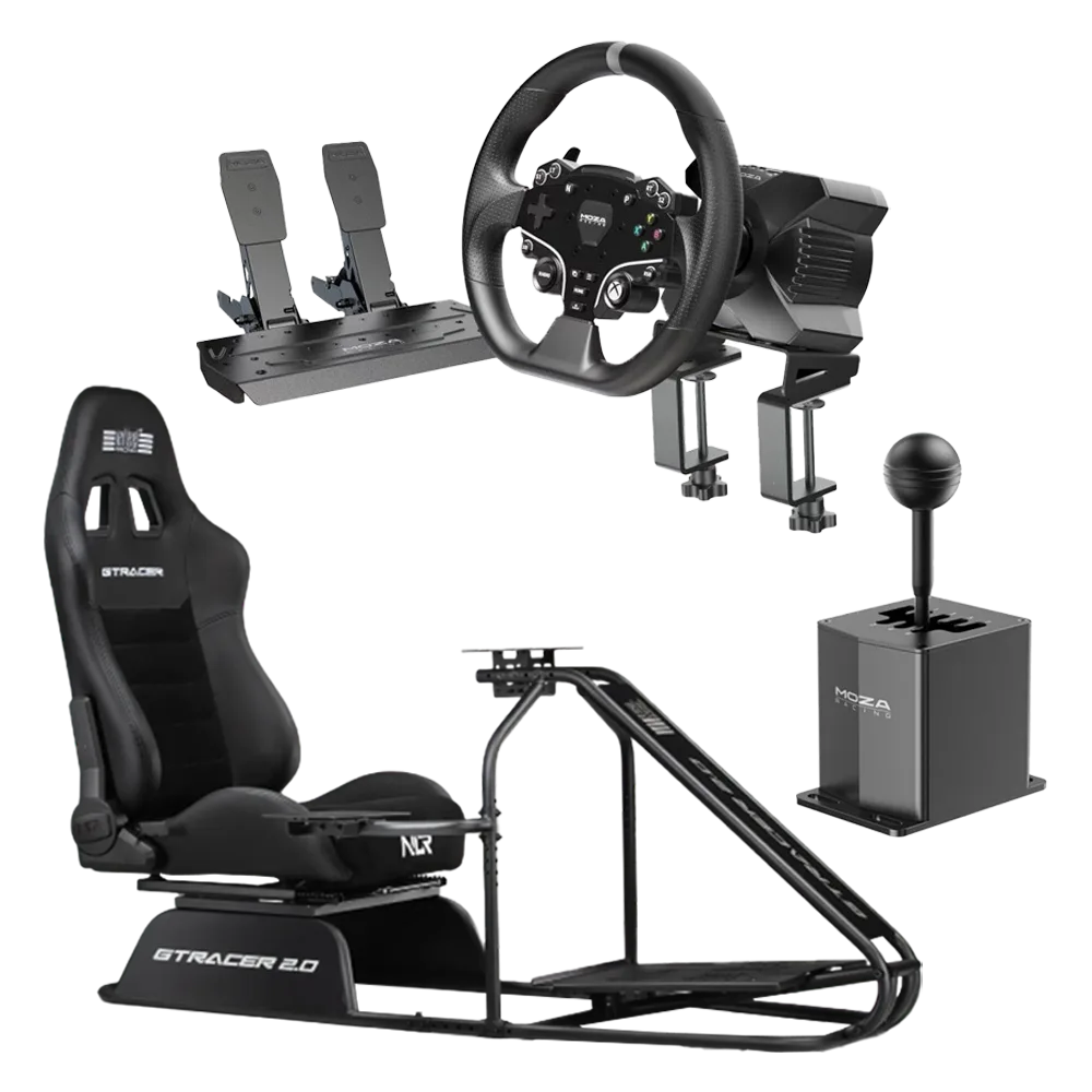 Moza Racing Ready To Race - NLR GT Racer V2 + Moza R3 + HGP — vue 1