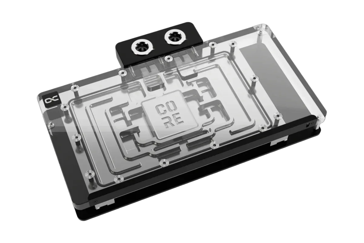 Alphacool Core Geforce RTX 5090 Solid + AMP avec Backplate — vue 1