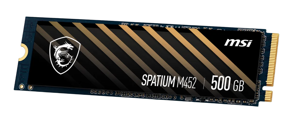 MSI SPATIUM M452 500Go M.2 — vue 2