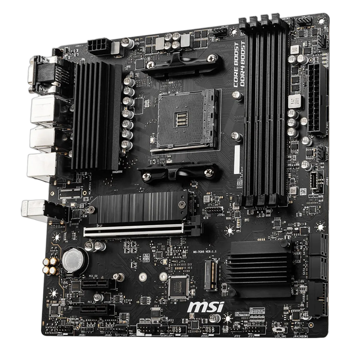 MSI B550M PRO-VDH — vue 3
