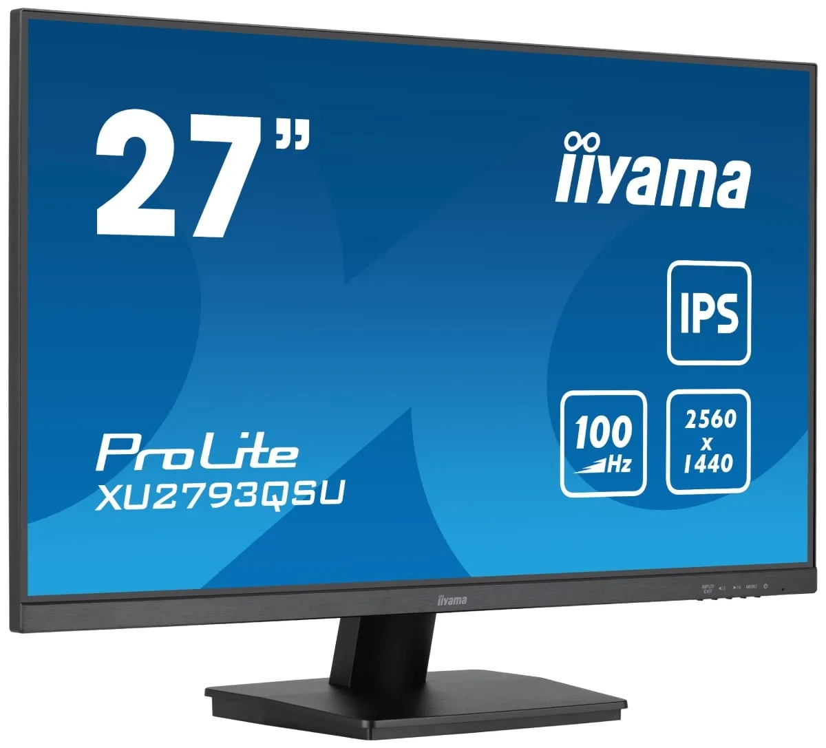 Iiyama PROLITE XU2793QSU-B6 - 27" QHD 100Hz IPS 1ms FreeSync — vue 2