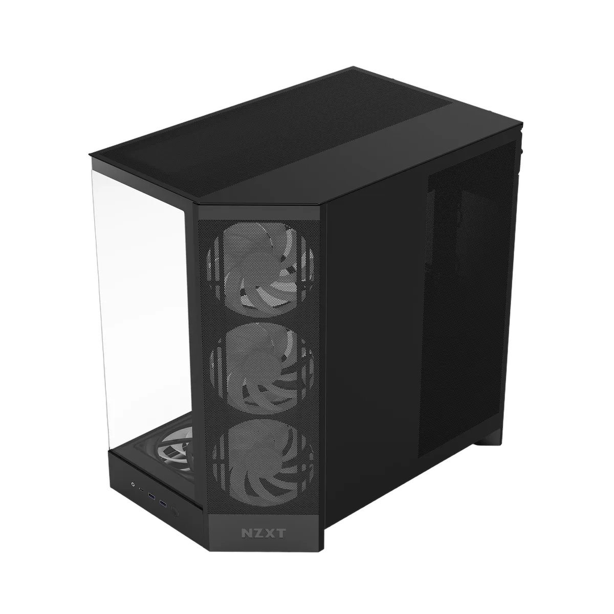 NZXT H9 Flow RGB+ Noir - MT/Sans Alim/E-ATX — vue 3