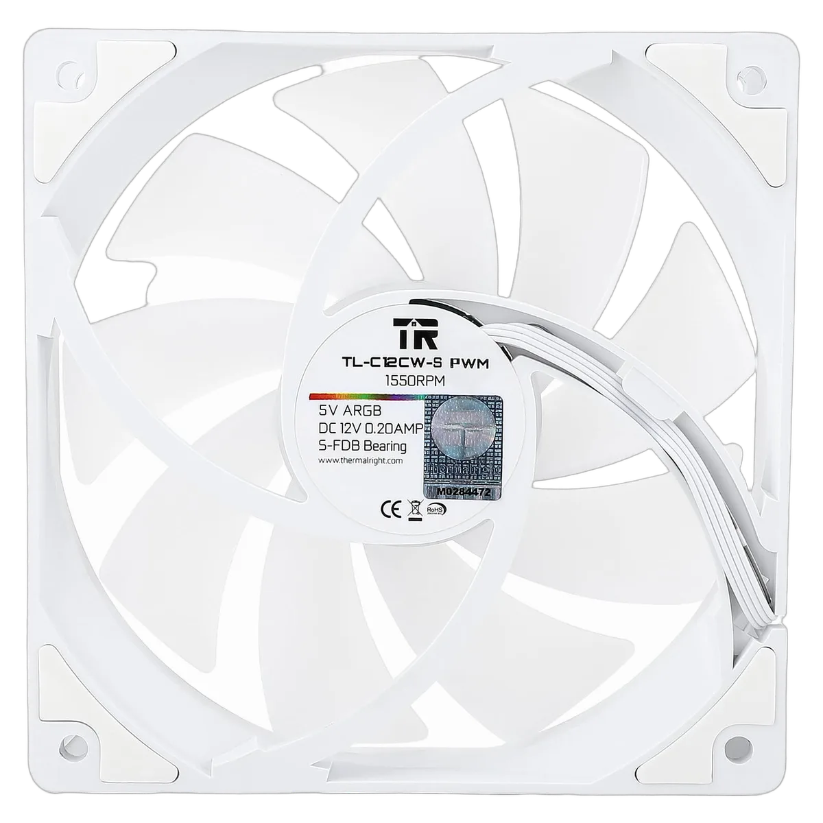 Thermalright TL-C12CW-S X3 (Pack de 3x120mm) - Blanc — vue 4