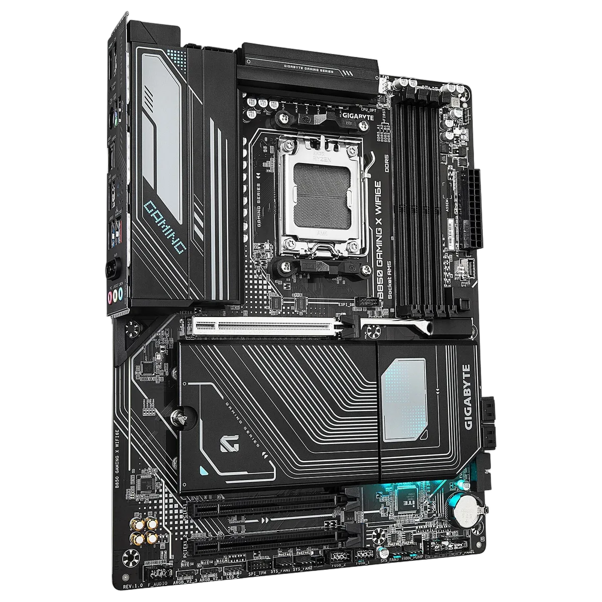 Gigabyte B850 GAMING X WIFI6E — vue 3