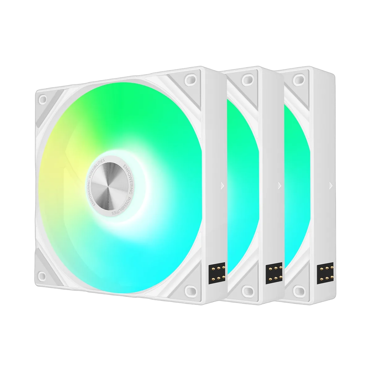 TRYX ROTA SL ARGB (Pack 3x120mm) - Blanc — vue 1