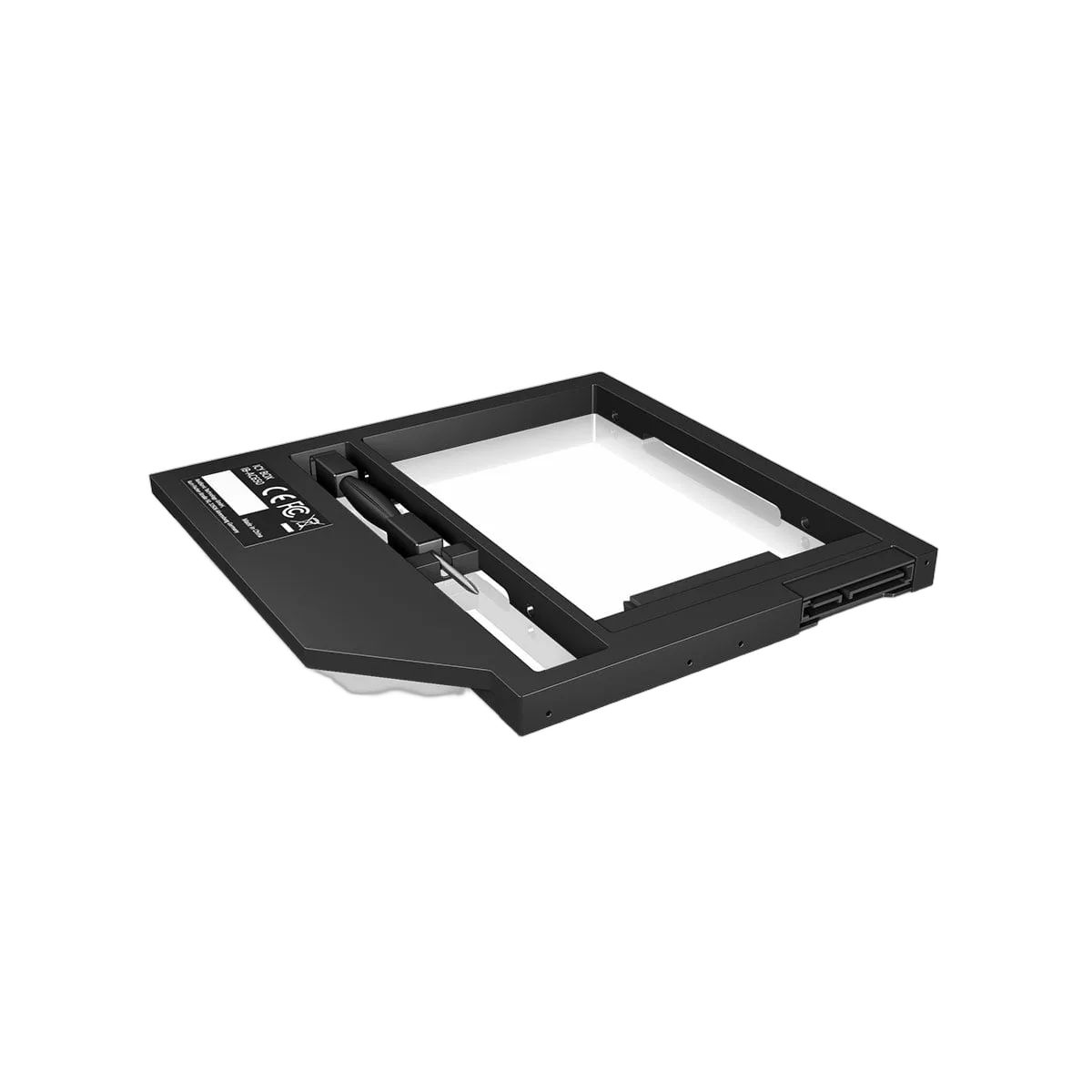 Icy Box Adapt. DD/SSD 2.5" empl.graveur 9.5mm - IB-AC649 — vue 4