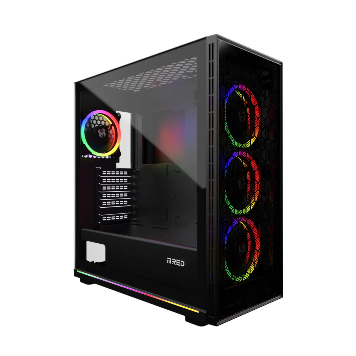M.RED BLACK DESTROYER Gamma-G - ARGB - MT/ATX — vue 1
