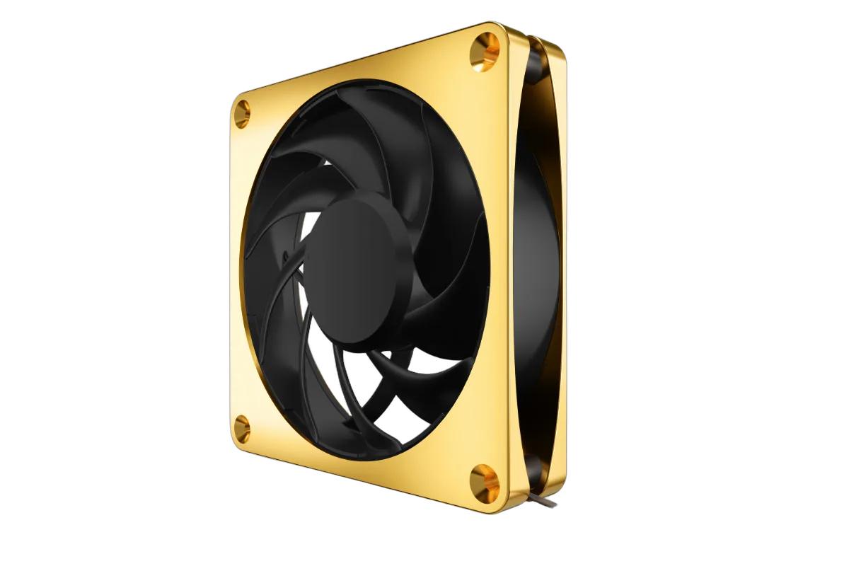Alphacool Apex Stealth Metal 120mm - 2000rpm GOLD — vue 3