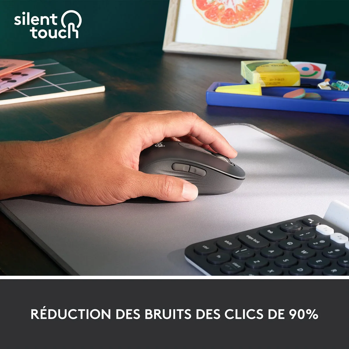 Logitech Signature M650 L Gaucher - Sans-Fil - Graphite — vue 4