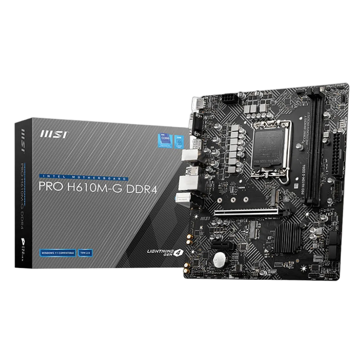 MSI PRO H610M-G DDR4 — vue 1