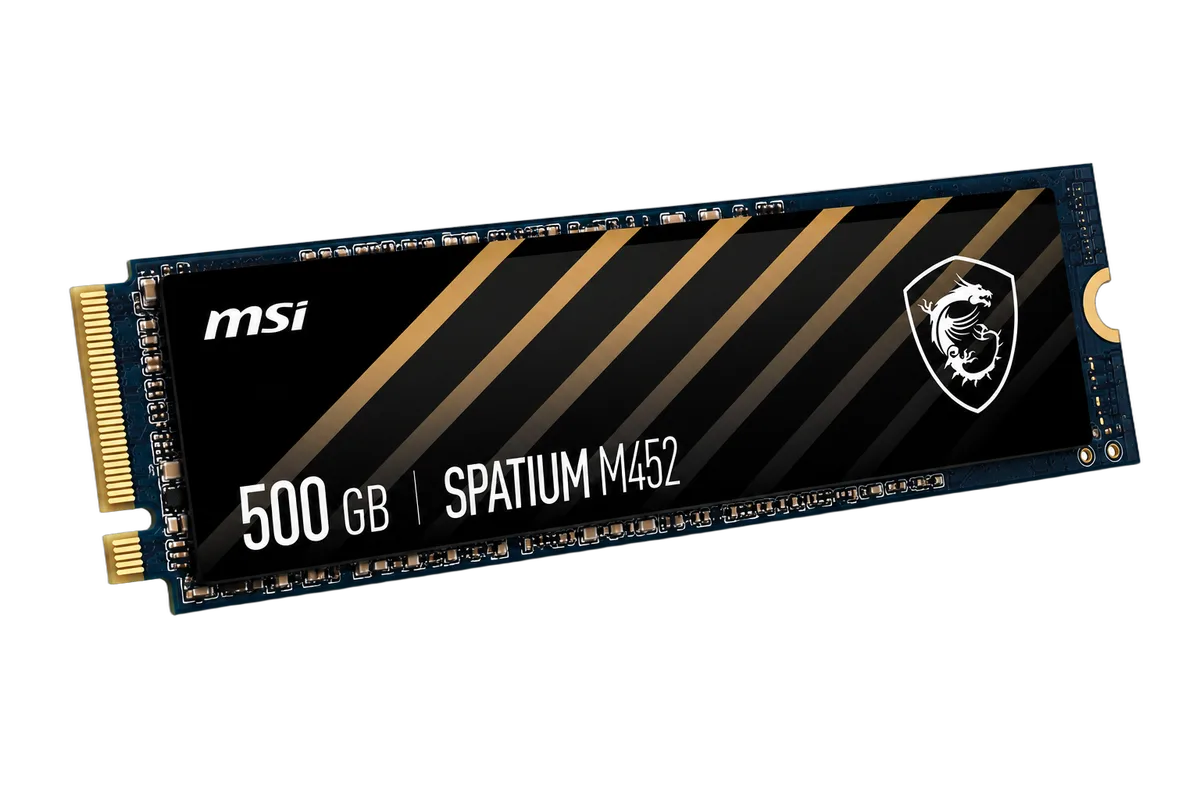 MSI SPATIUM M452 500Go M.2 — vue 3