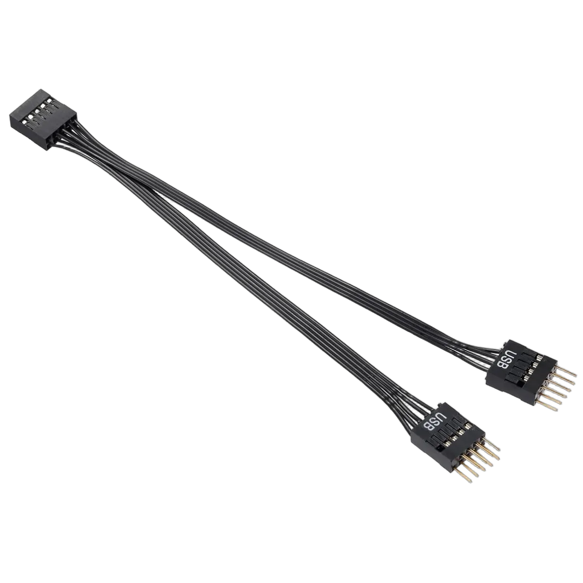 Compatible Câble splitter USB 2.0 9pin pour carte mère — vue 1