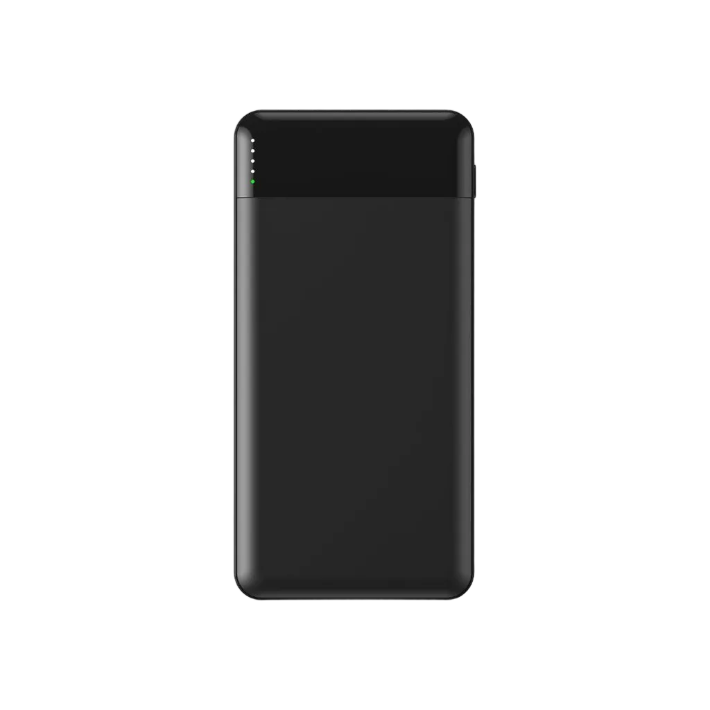 WE Batterie Externe Induction 18W 10 000 mAh 2 ports USB-A/C Noir — vue 1
