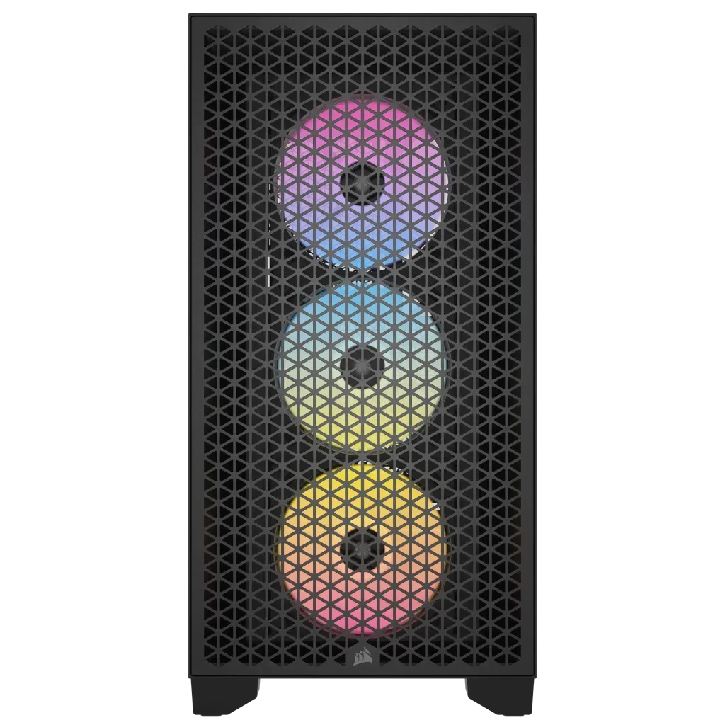 Corsair 3000D Airflow RGB Noir - MT/Sans Alim/ATX — vue 3