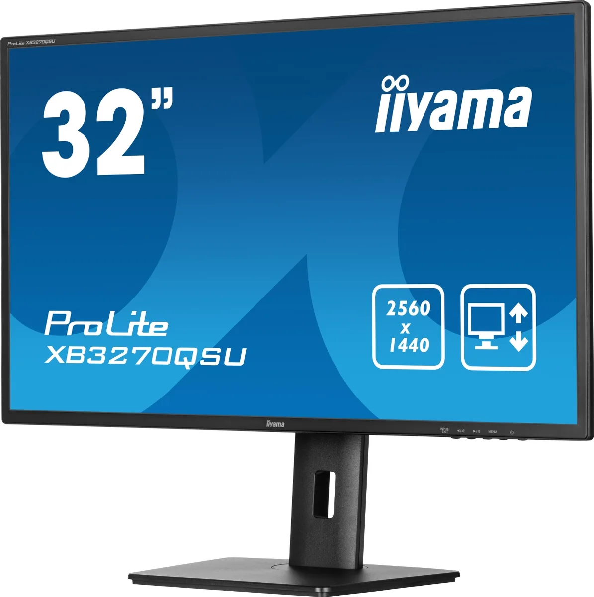 Iiyama PROLITE XB3270QSU-B1 - 31.5" QHD 100Hz IPS 3ms Pied réglable — vue 4