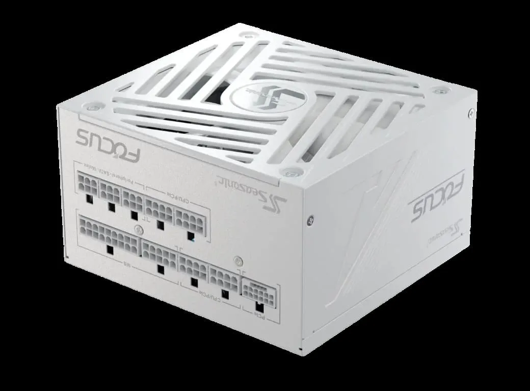 Seasonic ATX 750W 80+ Gold - FOCUS-GX-750-V4-WHITE — vue 2
