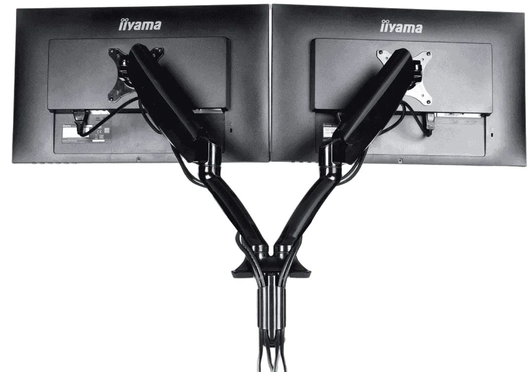Iiyama DS3002C-B1 Bras pneumatique pour deux moniteurs bureautiques 27" max — vue 9