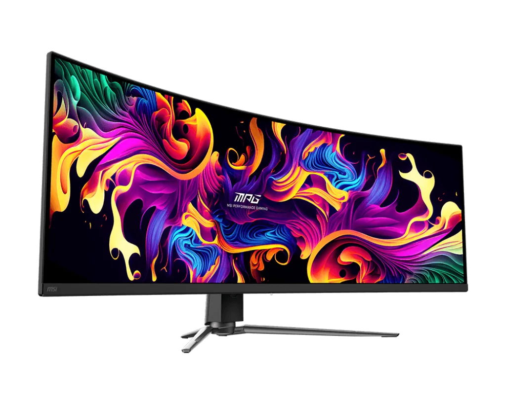 MSI MPG 491CQP - 49" CURVE OLED Dual QHD 144Hz 0.03ms HDR Adaptive Sync — vue 2