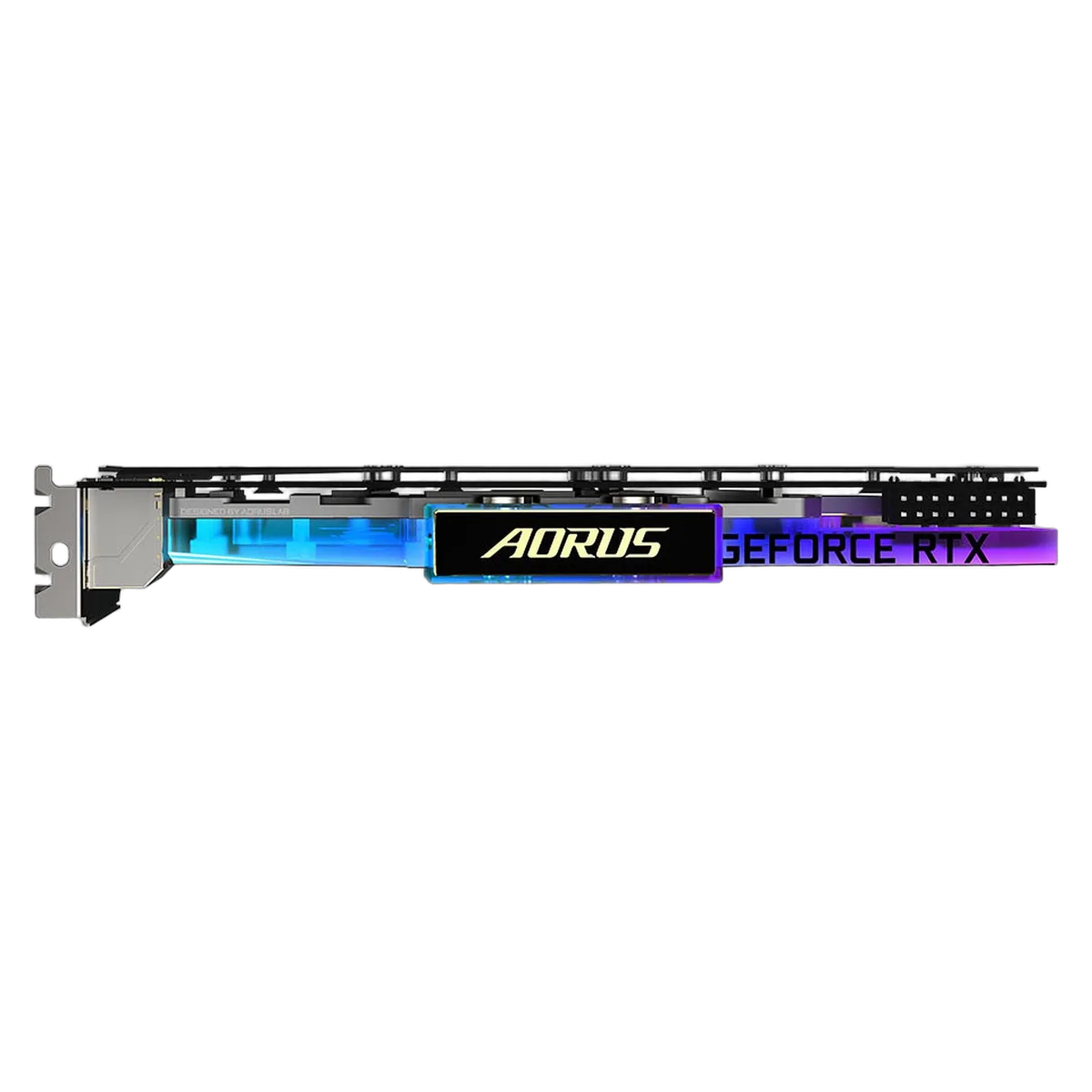 Gigabyte GeForce AORUS RTX 3080 XTREME WATERFORCE WB 10G LHR — vue 3