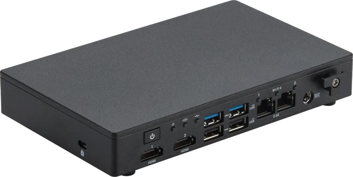Asus NUC 13 Rugged - N50 M2 Wifi/BT LAN 2.5G DDR5 So-DIMM — vue 1