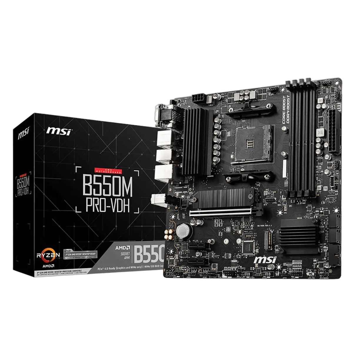 MSI B550M PRO-VDH — vue 1