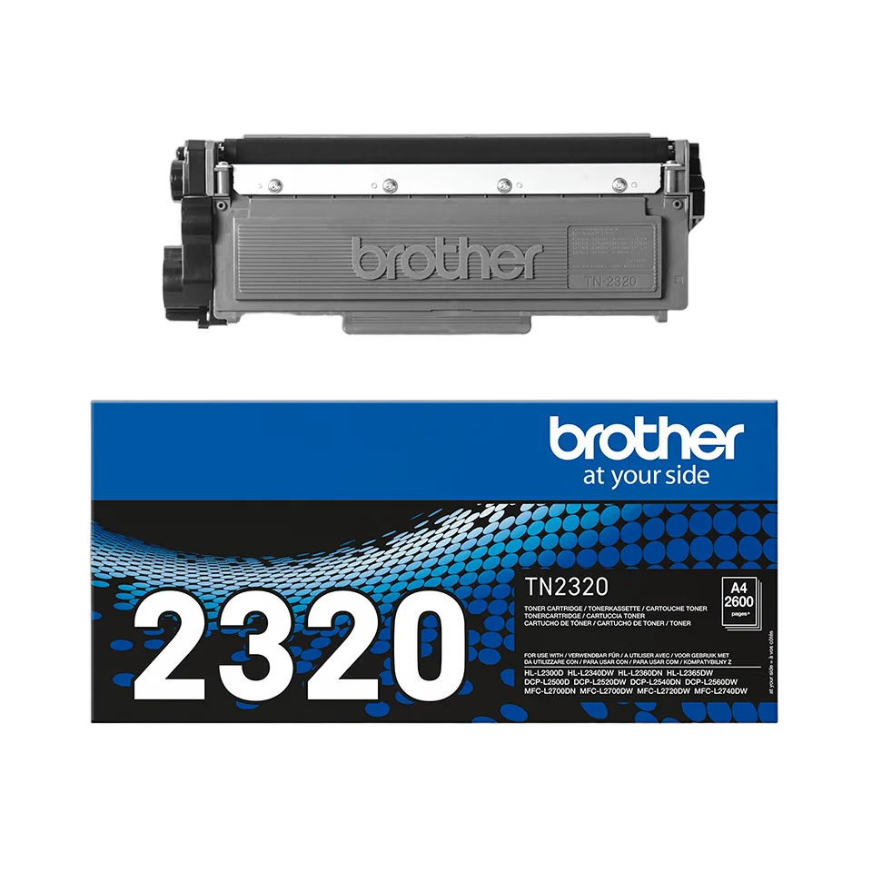 Compatible Brother Toner Noir TN2320 — vue 1
