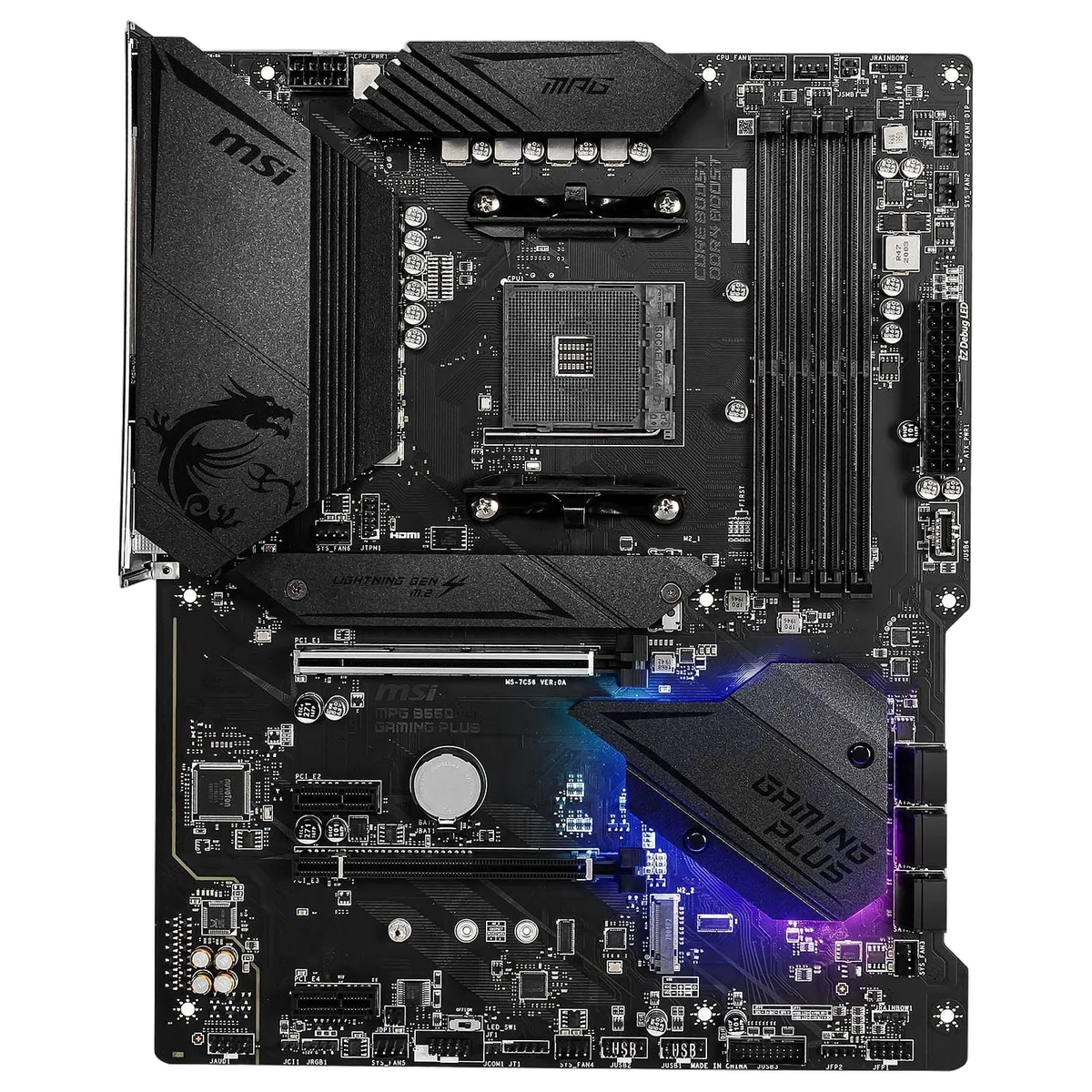 MSI MPG B550 GAMING PLUS — vue 5