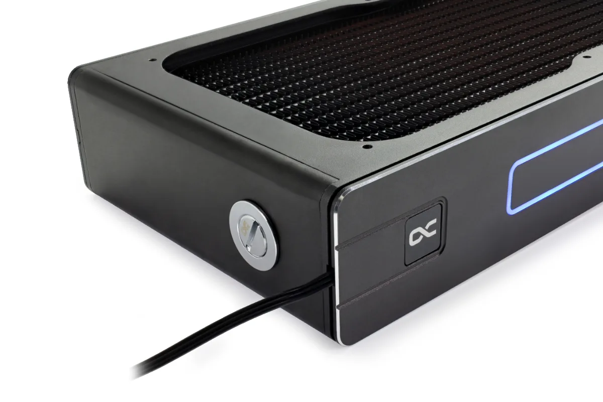 Alphacool Core XT45 Full Copper 360mm Radiator - ARGB — vue 4