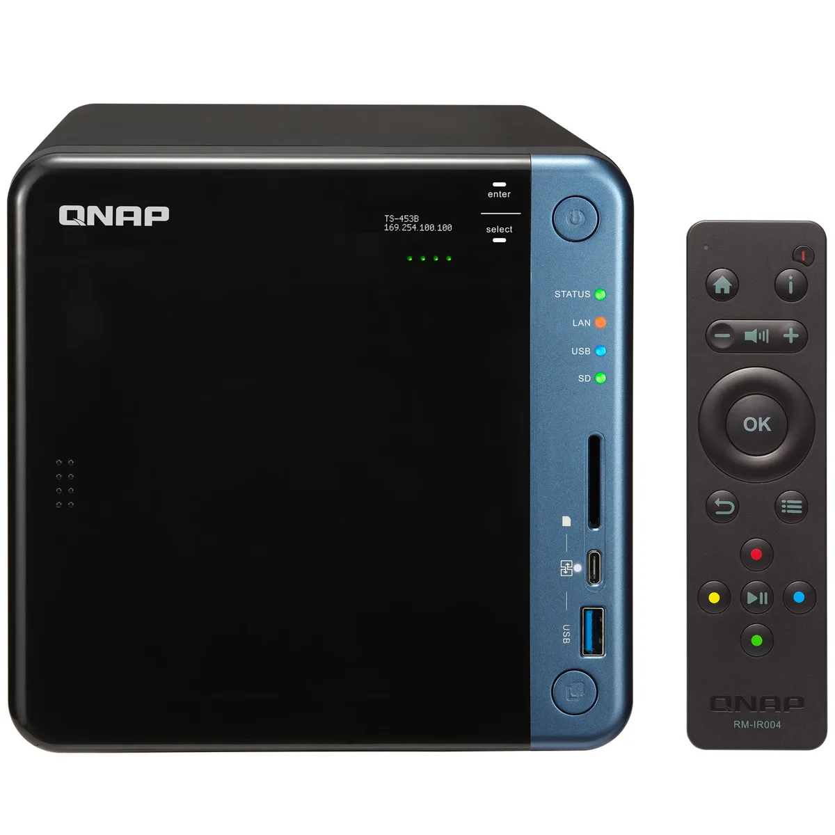 Qnap TS-453B-8G - 4 HDD — vue 1