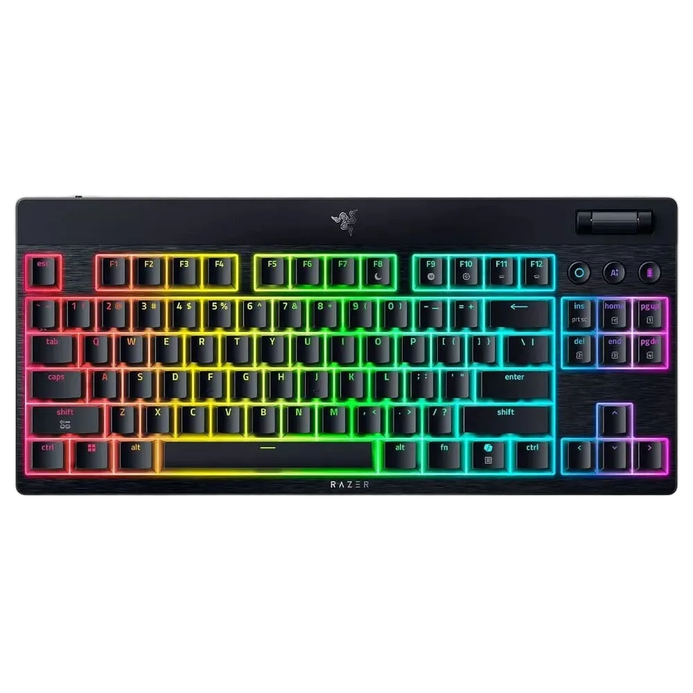 Razer BlackWidow V4 TKL LP - Mécanique (Switch Orange) - Sans-Fil - RGB - Noir — vue 1