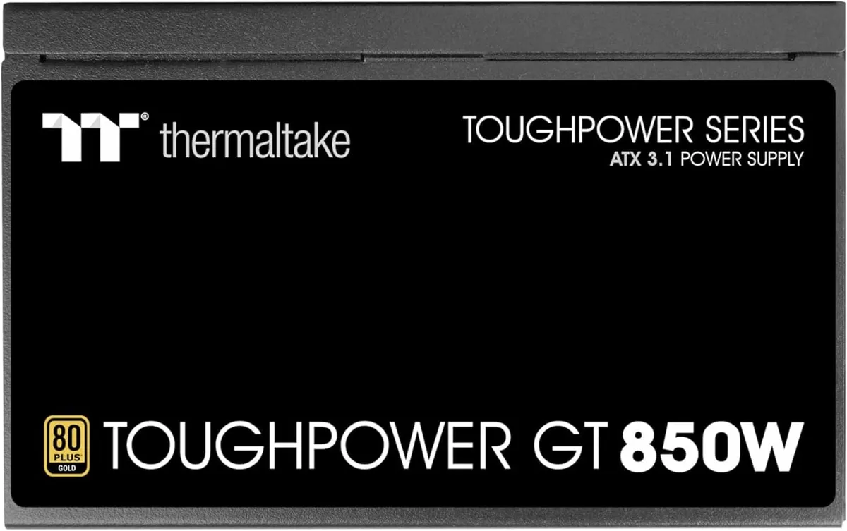 Thermaltake ATX 3.1 850W - 80+ Gold - Toughpower GT FM - Noir — vue 3