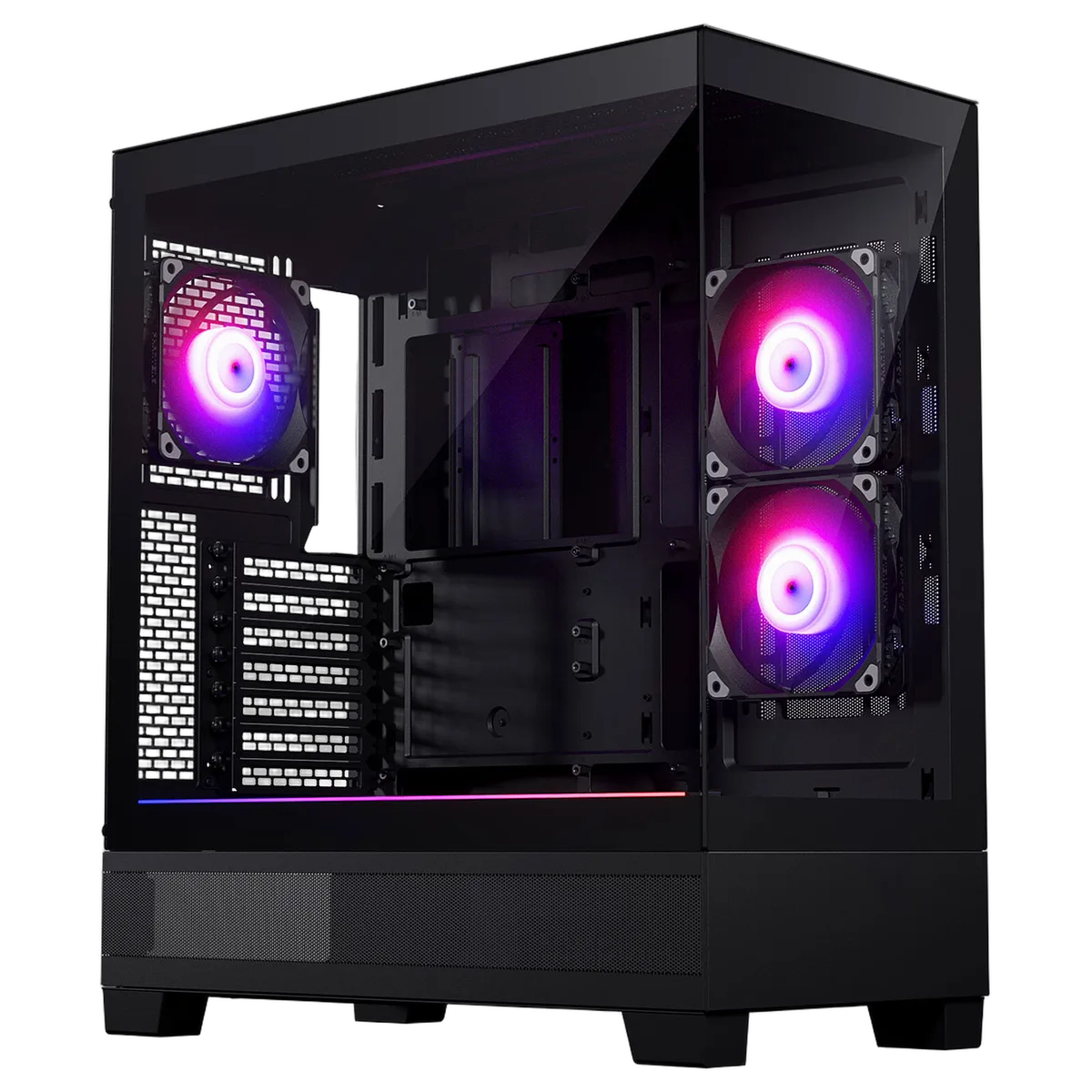 Phanteks XT View - MT/E-ATX/SansAlim - Noir — vue 1