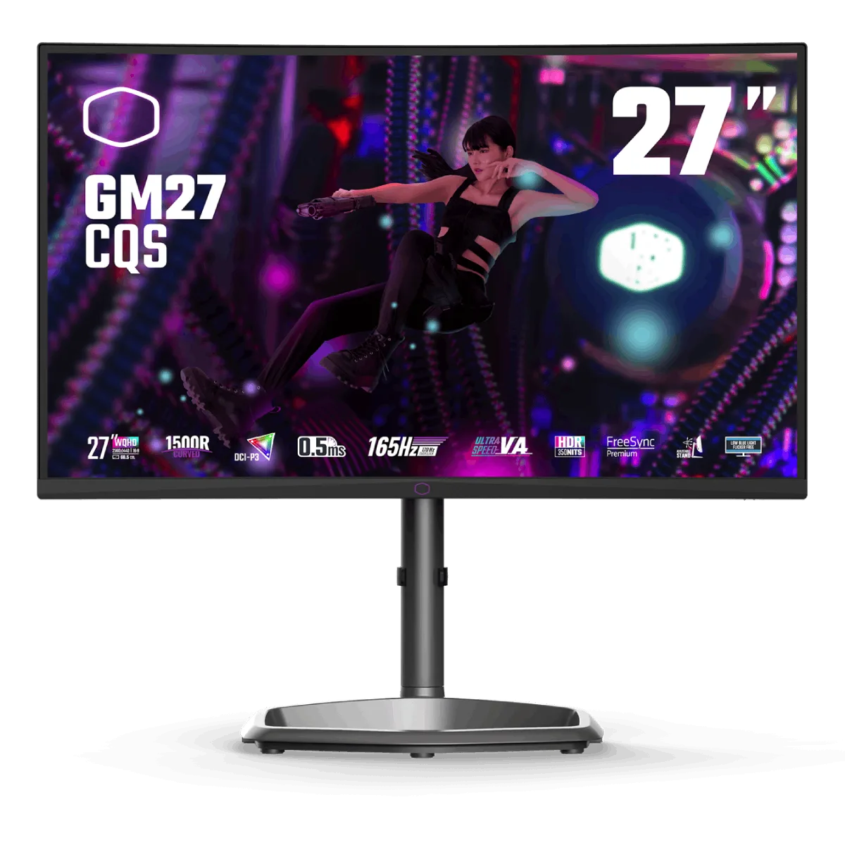 Cooler Master GM27-CQS - 27" CURVE QHD 165Hz et 170Hz en OC — vue 1