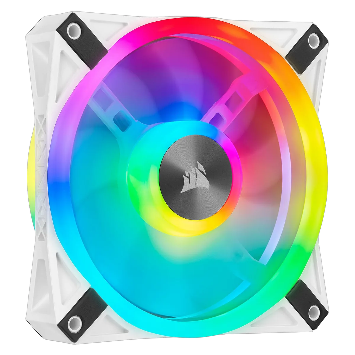 Corsair iCUE QL120 RGB Blanc 120mm - CO-9050103-WW — vue 1