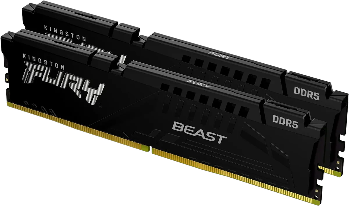 Kingston Fury Beast 32Go (2x16Go) DDR5 6000MHz CL 36 Noir — vue 1