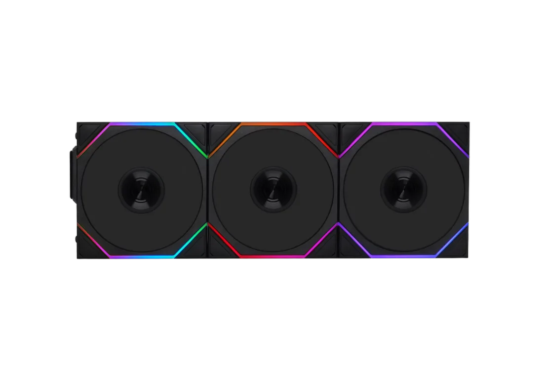 Lian-Li UNI FAN TL Sans fil LCD ARGB PWM + Contrôleur - Pack 3x120mm - Noir — vue 2